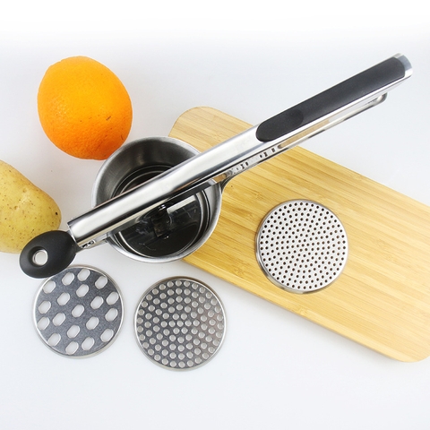 {Đủ Mẫu} Dụng Cụ Nghiền Khoai Tây, Ép Củ Quả  Inox Cap Cấp Potato Masher Ricer