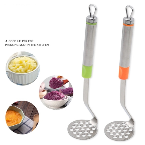 {Đủ Mẫu} Dụng Cụ Nghiền Khoai Tây, Ép Củ Quả  Inox Cap Cấp Potato Masher Ricer
