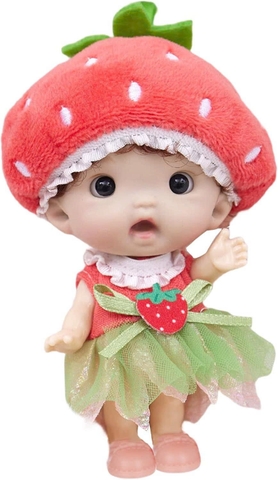 BÚP BÊ VINYL MINI 4 INCH (10CM) – BÚP BÊ BJD TỰ MẶC QUẦN ÁO, ĐỒ CHƠI ĐÓNG VAI SIÊU DỄ THƯƠNG
