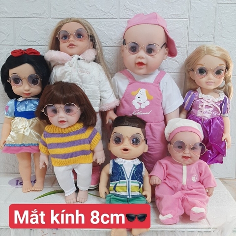Tổng Hợp [đủ mẫu, đủ size] Mắt Kính Dành Cho Búp Bê, Thú cưng, Labubu, Ex Doll ...