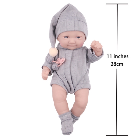 Búp Bê Nhựa Mềm Beem Jun 11 Inch 28cm Vinyl Reborn Doll