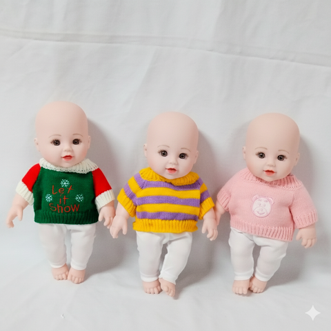 {Đủ mẫu} Búp Bê Nhựa Cao Cấp Nathaniel 30 cm 12 inch Reborn Vynil Doll