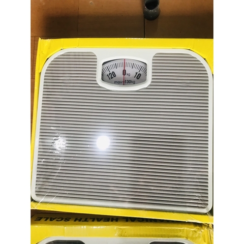 Cân Sức Khỏe Gia Đình Cân Cơ Học 130Kg;Bề Mặt PU Chống Trượt, Không Cần Pin