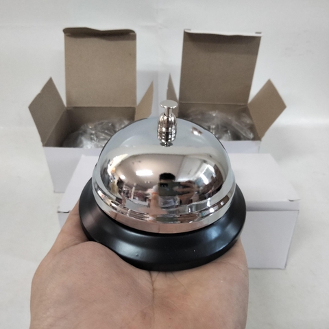 Chuông 8.5 cm bấm để bàn, chuông gọi phục vụ Chuyên Dụng Cho Nhà Hàng & Khách Sạn PVN3544