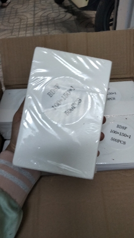 Giấy In Nhiệt Decal A6 Tệp 500 Tem, In Bill TMĐT, Có Sẵn Lớp Keo Tự Dính PVN3854