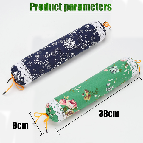 🌿 Gối Ngải Cứu Hình Trụ 38x8cm – MÀU NGẪU NHIÊN – PVN9341