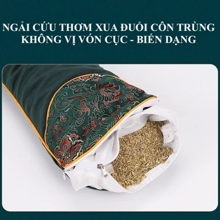 Gối Thảo Dược Ngải Cứu Giúp Giảm Đau Nhức Xương Khớp, Có Chức Năng Làm Nóng Bằng Điện, Hỗ Trợ Dưỡng Sinh.