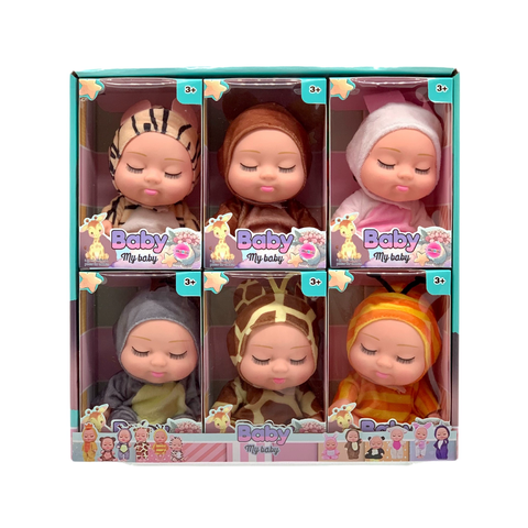 {Đủ Mẫu} Búp Bê Nhựa Cao Cấp Tái Sinh 21 cm 8 inch Mắt To 3D Reborn Vynil Baby Doll