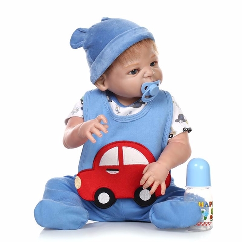 {Đủ Mẫu} Búp Bê Tiền Sản Thân Nhựa 55 cm 22 inch NPK Full Silicone Body Reborn Doll