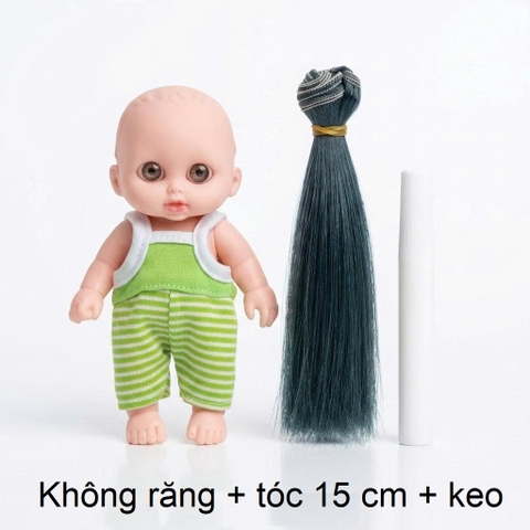 [Đủ mẫu] Búp Bê Nhựa mềm 12 cm 5 inch Vinyl reborn Baby Doll