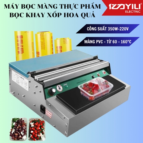 MÁY BỌC MÀNG THỰC PHẨM HW450 INOX – CẮT MÀNG TỰ ĐỘNG | PVN9679