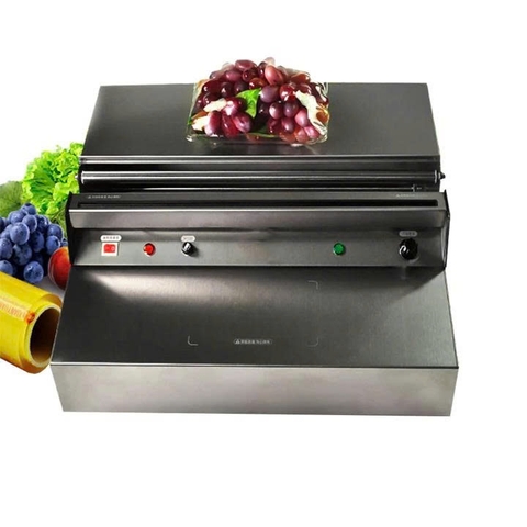 MÁY BỌC MÀNG THỰC PHẨM HW450 INOX – CẮT MÀNG TỰ ĐỘNG | PVN9679