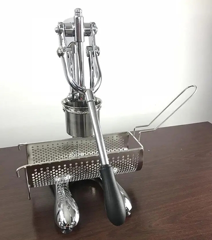 Máy Ép Khoai Tây Chiên Siêu Dài 30cm – Thép Không Gỉ – Tặng Kèm Vỉ Chiên | Dụng Cụ Làm Khoai Tây Nghiền Kiểu Pháp Dài | PVN5785