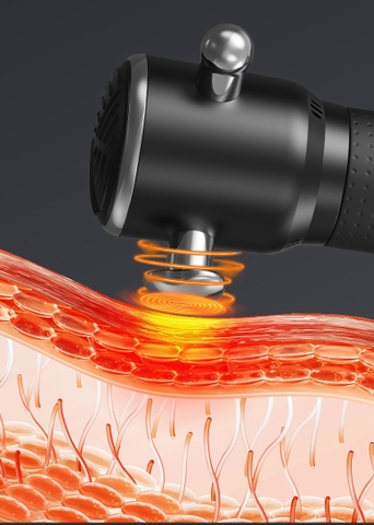 Máy Massage Mini Cầm Tay 4 Đầu Đa Năng Giảm Đau, Thư Giãn, Sạc Pin Tiện Lợi PVN9103