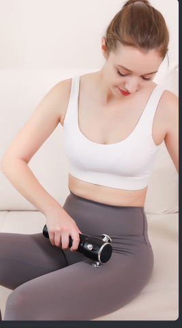 Máy Massage Mini Cầm Tay 4 Đầu Đa Năng Giảm Đau, Thư Giãn, Sạc Pin Tiện Lợi PVN9103