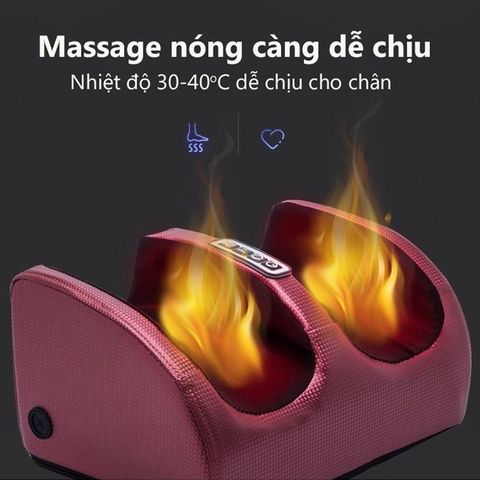 Máy Massage SY125 Chân Tự Động Đa Năng Thư Giãn Tối Đa, Con Lăn 3D Day Vuốt Chuyên Sâu Phiên Bản Gia Đình