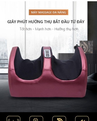 Máy Massage SY125 Chân Tự Động Đa Năng Thư Giãn Tối Đa, Con Lăn 3D Day Vuốt Chuyên Sâu Phiên Bản Gia Đình