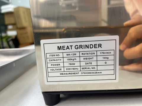 MÁY XAY THỊT CÔNG NGHIỆP MK-12M – XAY KHỎE, NĂNG SUẤT CAO PVN9682