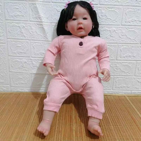 [Đủ mẫu] Búp Bê  Thân Gòn  Mềm Mại 60 cm = 24 inch Reborn Silicon Vinyl Doll