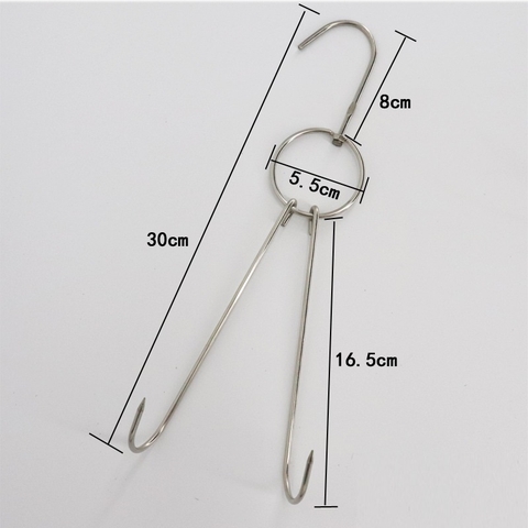 [ĐỦ SIZE] VỈ TỲ BÀ INOX 304 + MÓC TREO VỊT GÀ – QUAY NƯỚNG DA GIÒN CHUẨN LÒ LU