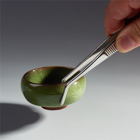 Nhíp Cong Inox 20 cm Gắp Đồ Pha Chế, Gắp Thức Ăn, Trà, Bánh, Gắp Đồ Tiểu Cảnh...PVN3583