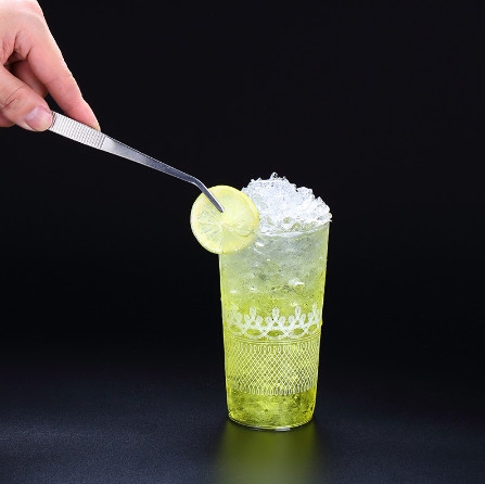 Nhíp Cong Inox 20 cm Gắp Đồ Pha Chế, Gắp Thức Ăn, Trà, Bánh, Gắp Đồ Tiểu Cảnh...PVN3583