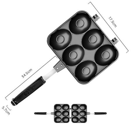 {Đủ Kiểu} Khuôn Chảo Nướng Đường Phố – Pan Waffer Maker