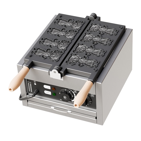 {Đủ Mẫu} Xài Điện, Xài Gas  Máy Nướng Bánh Đường Phố 1500W Waffle Maker Electric 220V EU PLUG