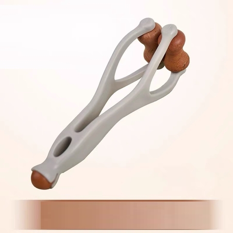 Dụng Cụ massage bằng gỗ đàn hương vàng, lược huyệt đạo, dụng cụ cạo đầu đa năng bằng gỗ đàn hương, lược cạo massage da đầu.