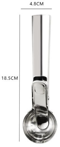 Muổng múc kem đa năng. Dụng cụ múc kem, trái cây bằng inox size vừa và lớn (Loại tốt)