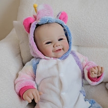 {Đủ Mẫu} Búp Bê Tái Sinh Thân Gòn + Thân Nhựa Mềm Mại 50 cm = 19 inch NPK Reborn Silicon Vinyl Doll