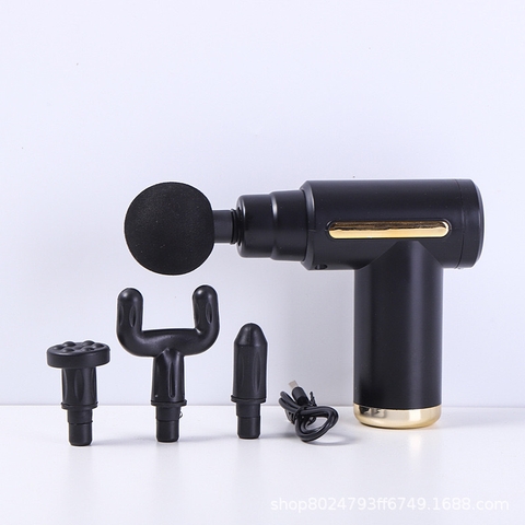 {Đủ Mẫu} Máy Massage Trị Liệu Gun Fascial Rung Tần Số Cao Di Động 4 Đầu Thư Giãn Cơ