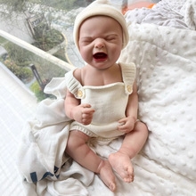 Búp Bê Thân Gòn + Thân Nhựa Mềm Mại 48 cm = 18 inch Reborn Silicon Vinyl Doll