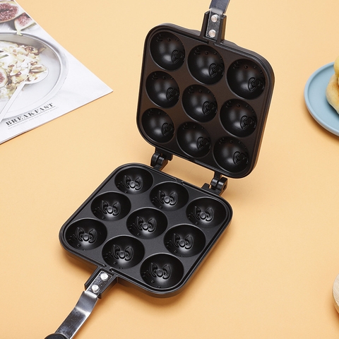 {Đủ Kiểu} Khuôn Chảo Nướng Đường Phố – Pan Waffer Maker