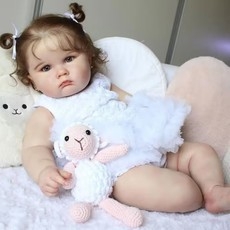 [Đủ mẫu] Búp Bê  Thân Gòn  Mềm Mại 60 cm = 24 inch Reborn Silicon Vinyl Doll