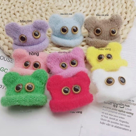 [ Đủ mẫu] Nón Len Búp Bê 12 cm 5 inch ( mẫu giao màu ngẫu nhiên)