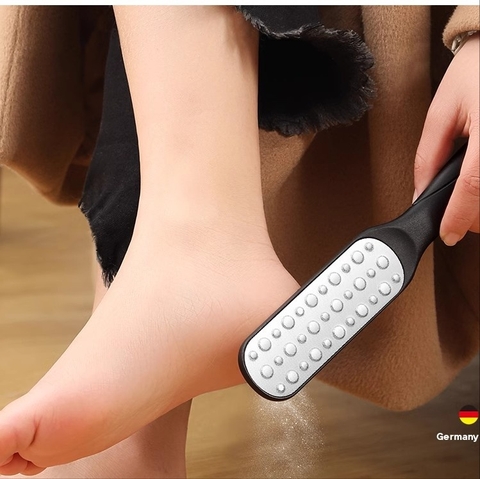 Dụng Cụ Chà Gót Chân Hai Mặt Tẩy Tế Bào Chết Bằng Thép Không Gỉ {Màu Ngẫu Nhiên) PVN9262