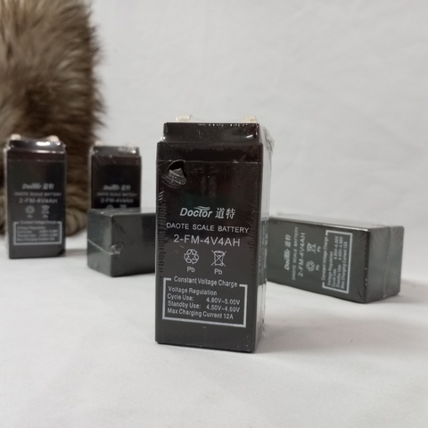 Pin Ắc Quy Khô 4v4ah Sạc Lại, Chuyên Dụng Cho Cân Điện Tử, Loa Kéo, Đèn Khẩn Cấp PVN6283