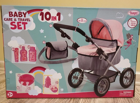 Phụ Kiện Xe Đẩy Đồ Chơi Búp Bê Tái Sinh PVN10061