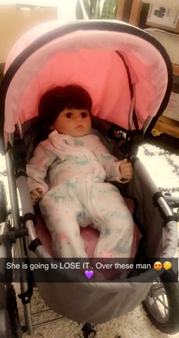 Phụ Kiện Xe Đẩy Đồ Chơi Búp Bê Tái Sinh PVN10061