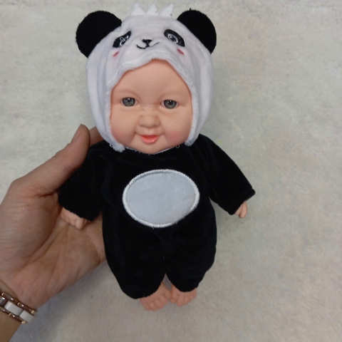 Búp Bê Tái Sinh Nhựa Mềm 18 cm 7 inch mắt 3D  Vinyl Reborn Baby Doll