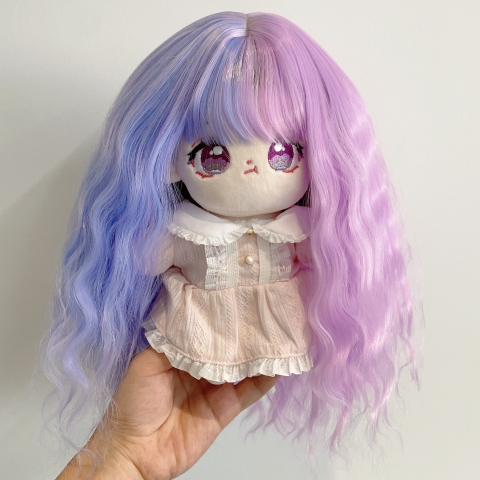 {ĐỦ MÀU} TÓC TƠ GIẢ CHỊU NHIỆT CHO BÚP BÊ TÁI SINH vòng Đầu 30 cm 50 cm = 20 inch Doll + vòng Đầu 34 cm 55 cm = 22 inch Doll, búp bê mini 20 cm (Ixdoll)