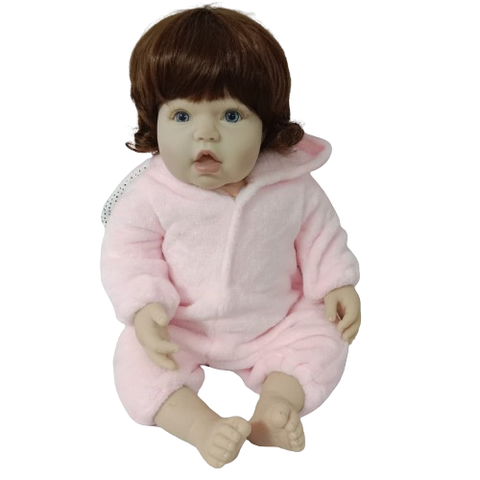 [Đủ mẫu] Búp Bê 55 cm = 22 inch Thân Gòn Mềm Mại  Reborn Silicon Vinyl Doll