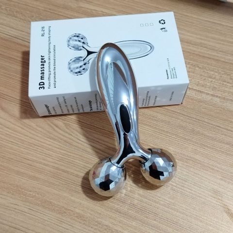 {Đủ Mẫu} Dụng cụ làm đẹp Cây Lăn Massage Mặt Và Body 3D Hàn Quốc xoa bóp Nâng Cơ Mặt chữ V Cầm Tay