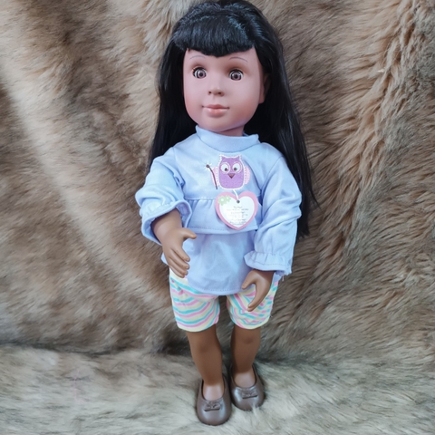 [HÀNG CAO CẤP TỒN KHO] Búp Bê Mỹ Cao cấp 46 cm 18 inch Mắt Chớp - Chính Hãng Our Generation  Doll