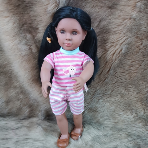 [HÀNG CAO CẤP TỒN KHO] Búp Bê Mỹ Cao cấp 46 cm 18 inch Mắt Chớp - Chính Hãng Our Generation  Doll