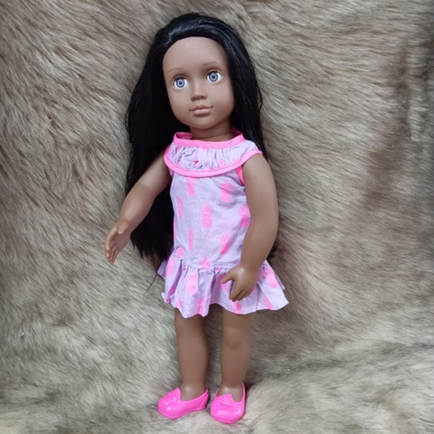 [HÀNG CAO CẤP TỒN KHO] Búp Bê Mỹ Cao cấp 46 cm 18 inch Mắt Chớp - Chính Hãng Our Generation  Doll