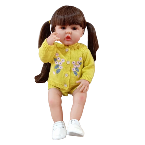 {Đủ Mẫu} Búp Bê 55 cm = 22 inch Thân Nhựa  Reborn Vinyl Doll