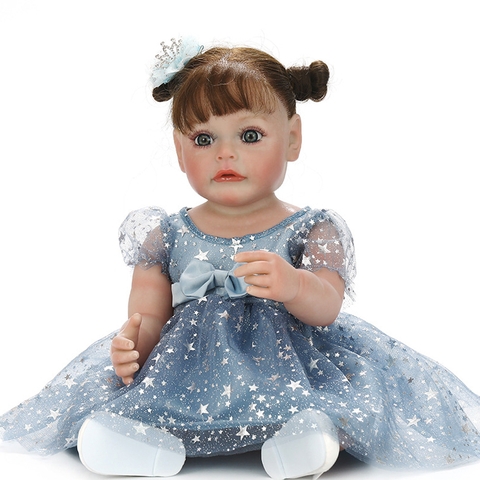 {Đủ Mẫu} Búp Bê 55 cm = 22 inch Thân Nhựa  Reborn Vinyl Doll