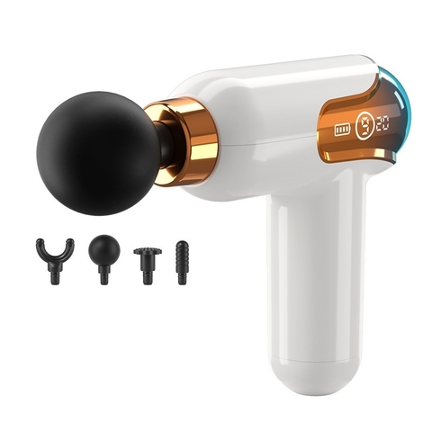 {Đủ Mẫu} Máy Massage Trị Liệu Gun Fascial Rung Tần Số Cao Di Động 4 Đầu Thư Giãn Cơ